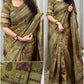saree  Gpo border and block sequin touch