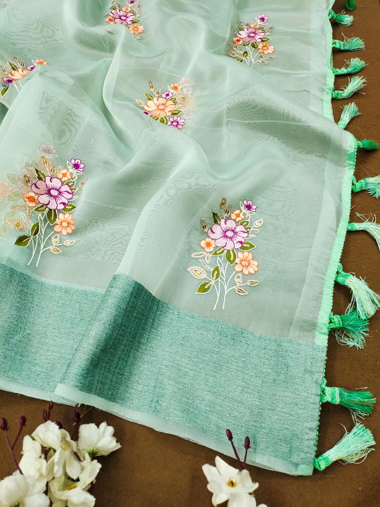 Luxurious Organza Silk Saree: Elevate Your Style with Timeless Elegance