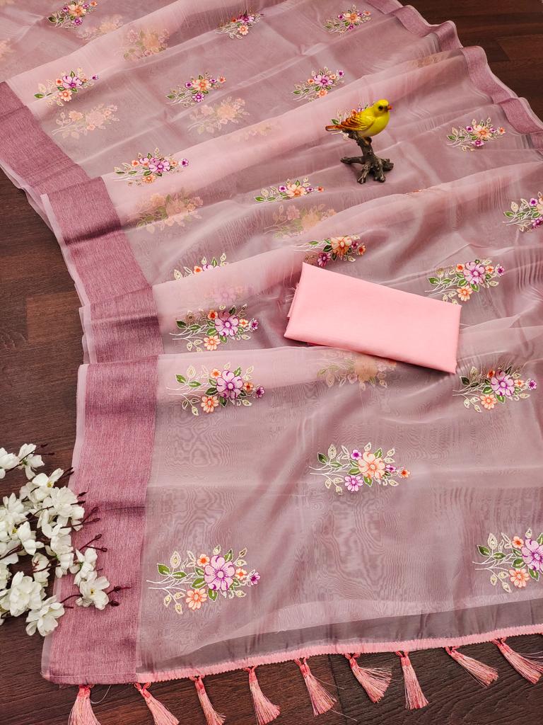 Luxurious Organza Silk Saree: Elevate Your Style with Timeless Elegance