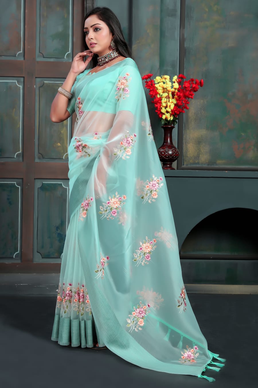 Luxurious Organza Silk Saree: Elevate Your Style with Timeless Elegance