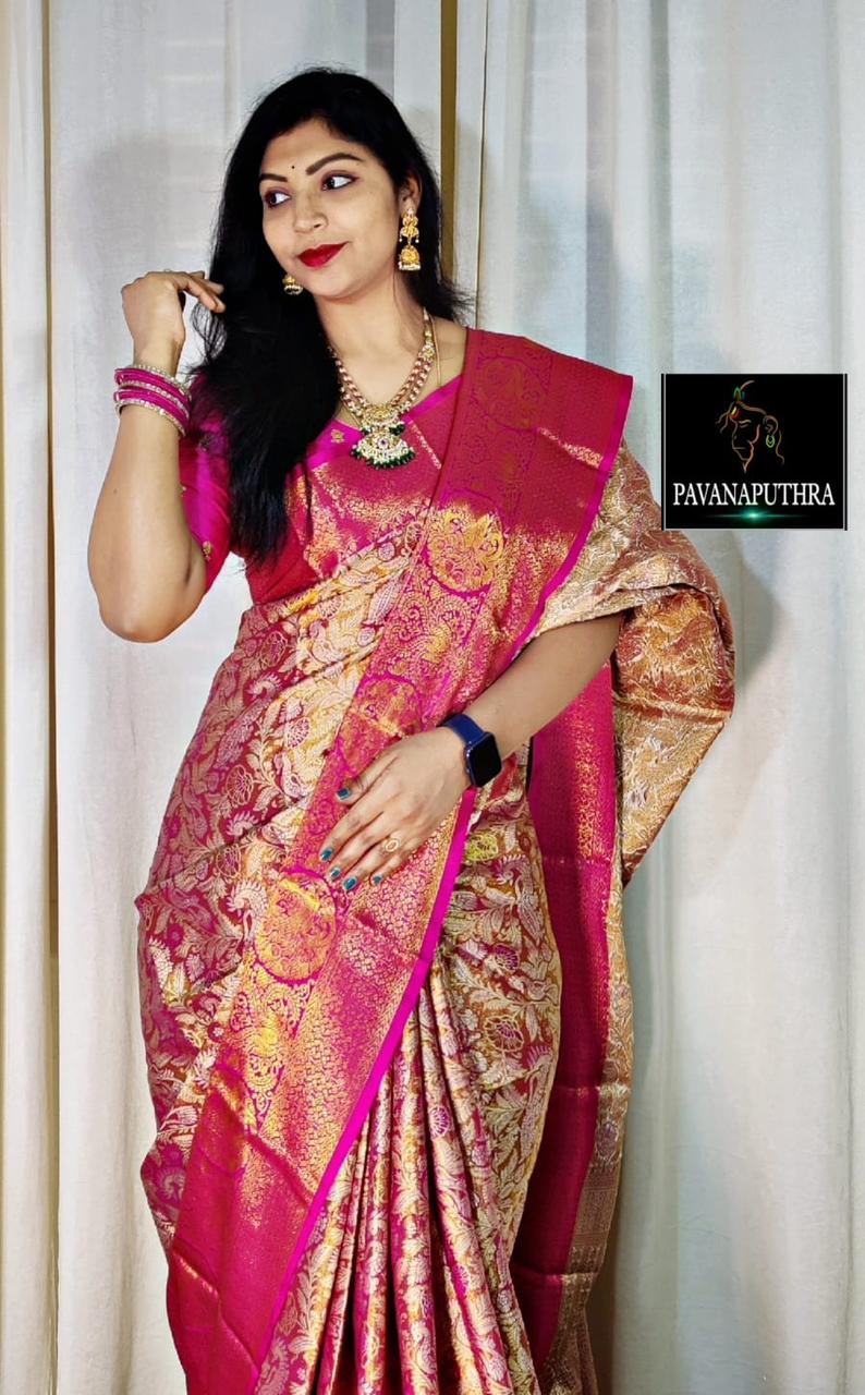 Rediscover Elegance with our Super Hit Design Kanjivaram Silk Saree