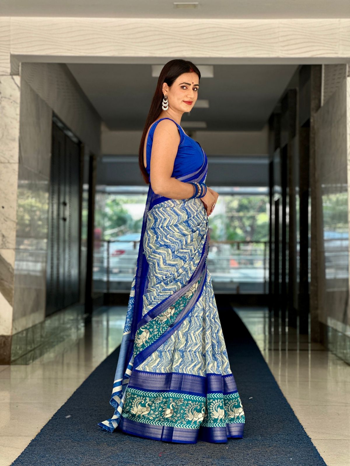 Luxurious Viscous Tusser Silk Saree Set: Elegance Redefined