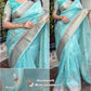 Luxurious Elegance in Every Thread: Pure Organza Saree