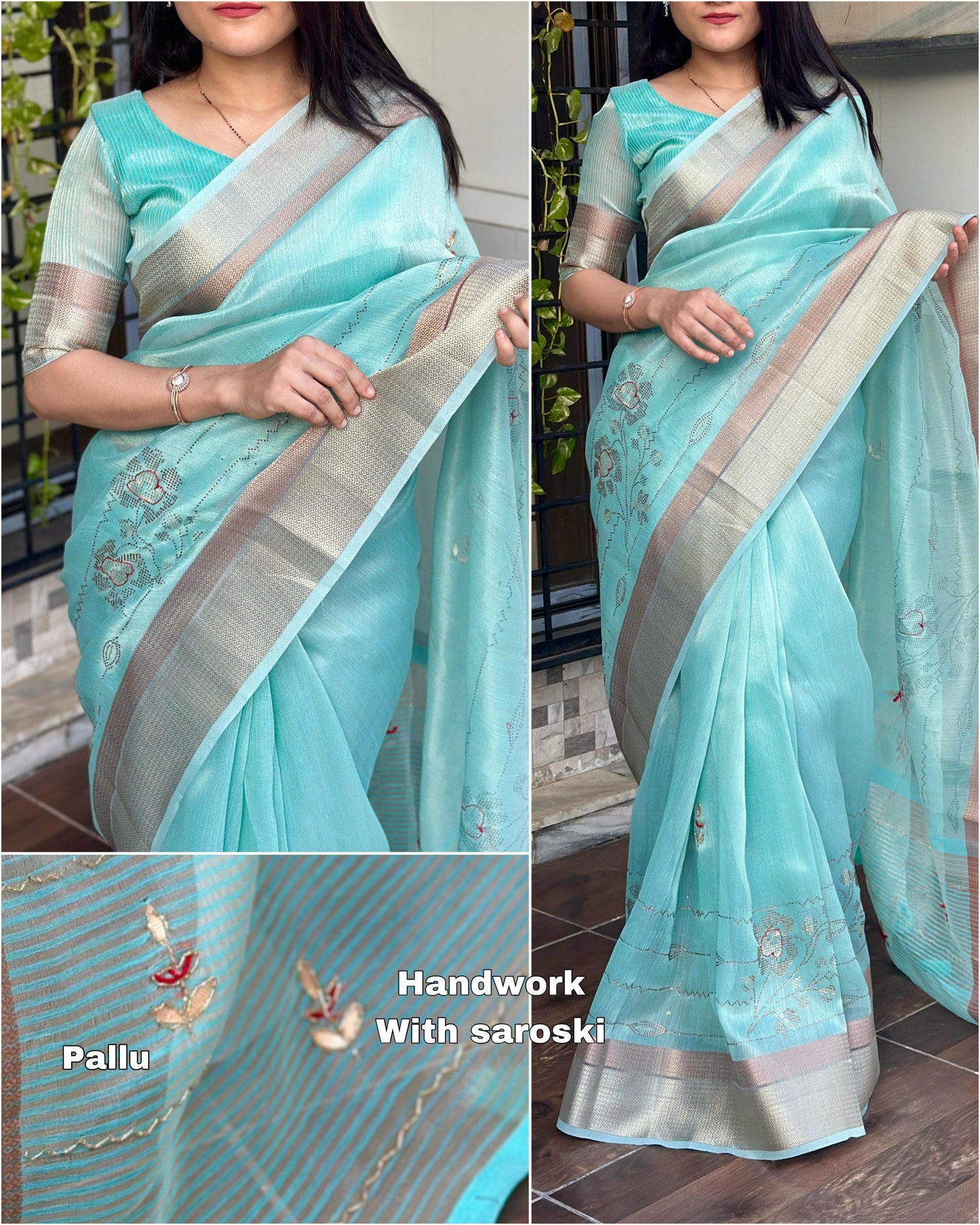 Luxurious Elegance in Every Thread: Pure Organza Saree