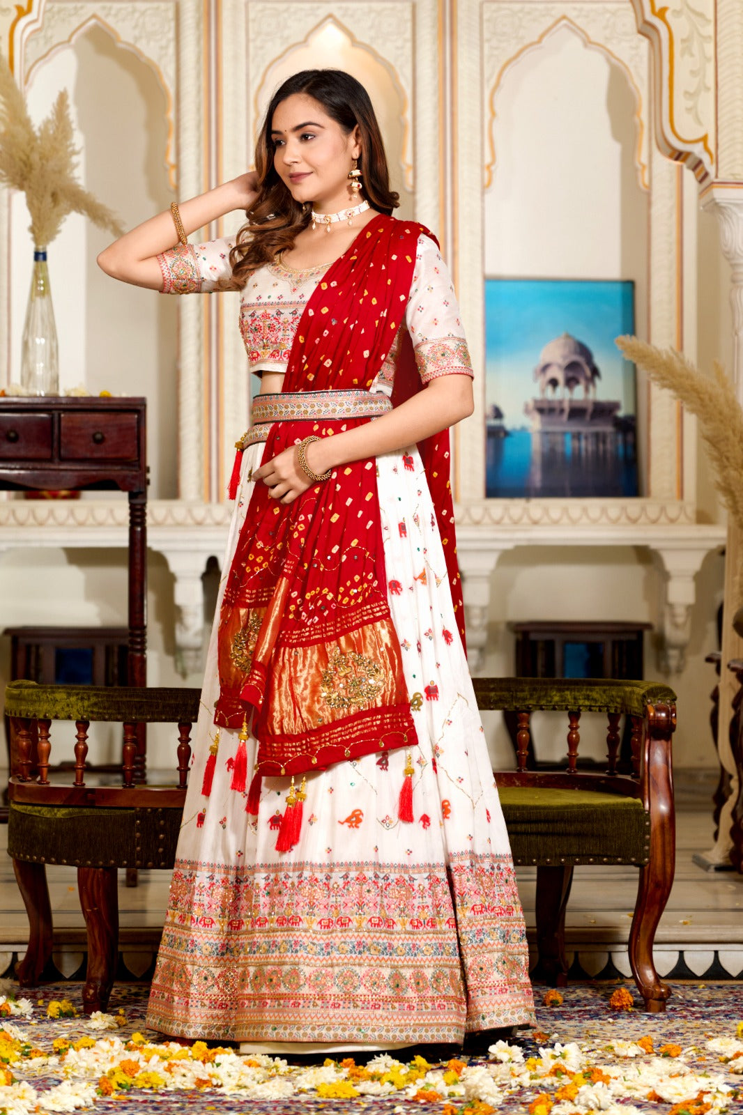 Elegance in Every Thread: Pashmina Silk Lehenga