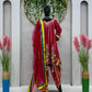 Elegant Chinon Silk Suit Set