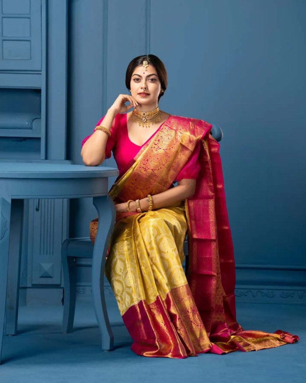 Soft Lichi Silk Saree: Elegance Redefined