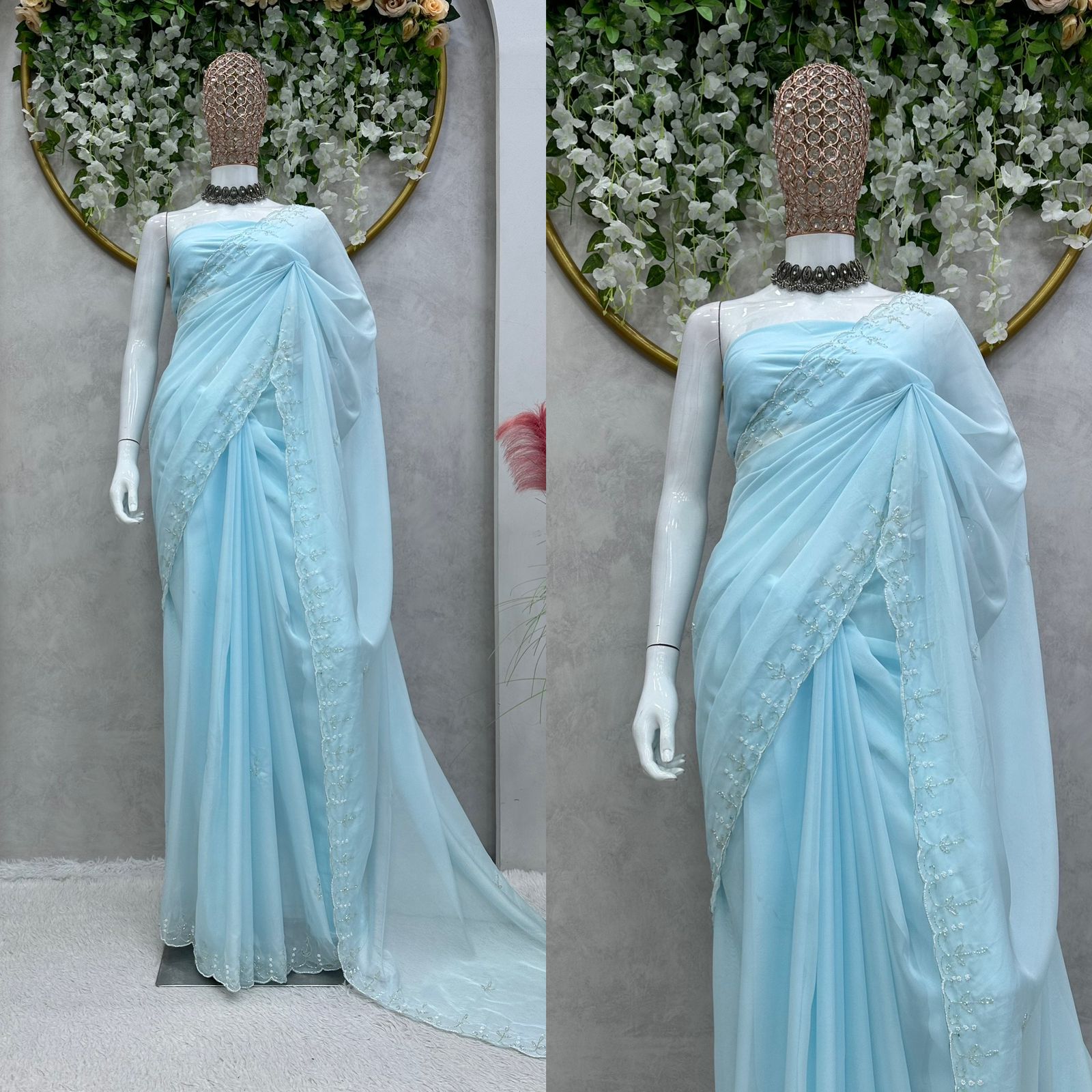 Latest Plain Blouse Designs for Silk Sarees in 2023!