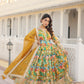 Experience Luxury: Premium Readymade Gown with Dupatta Set