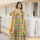 Experience Luxury: Premium Readymade Gown with Dupatta Set