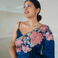 Embrace Elegance: Designer Saree in Black Rangoli Silk