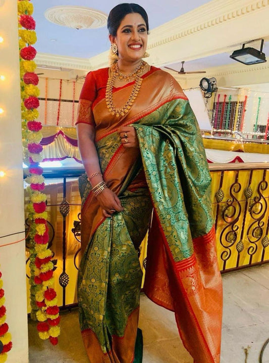 Luxurious Elegance in Every Strand saree
