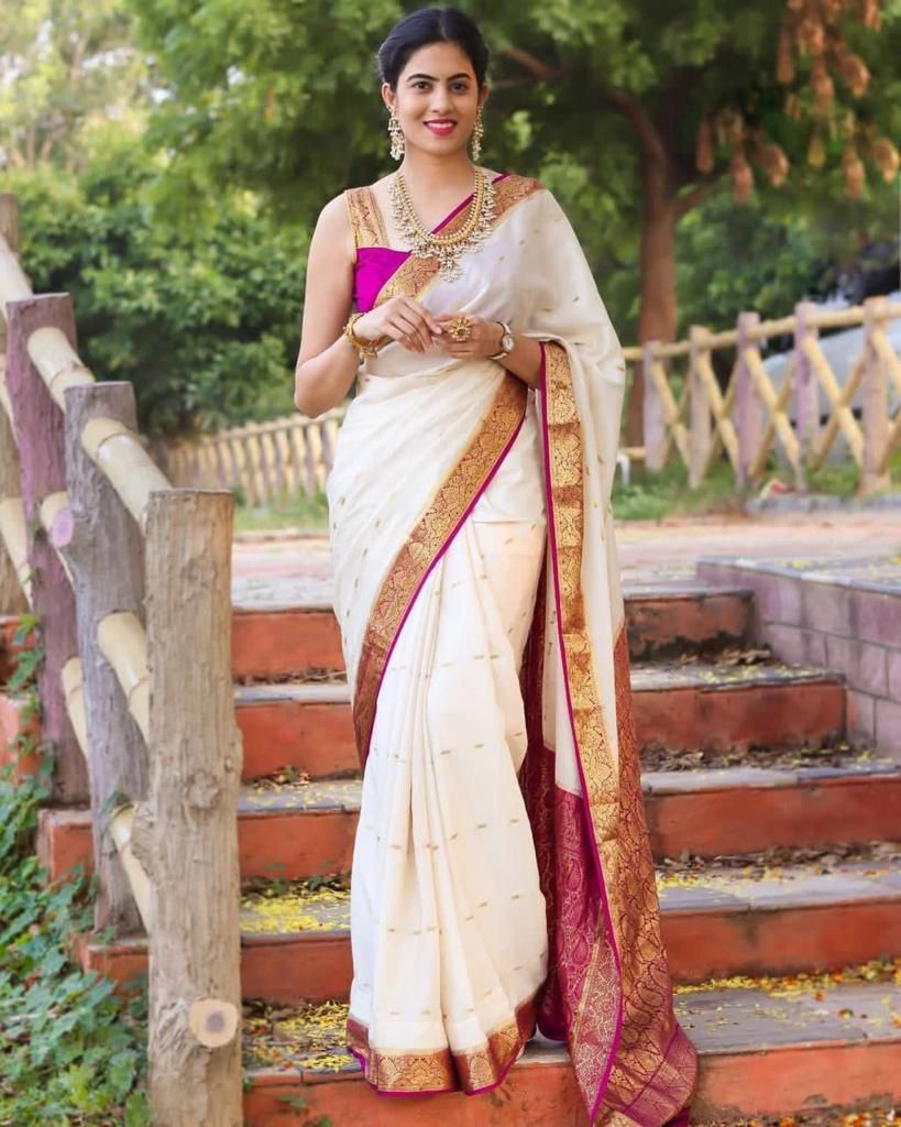 Luxurious Soft Lichi Silk Saree: Elevate Your Ethnic Wardrobe