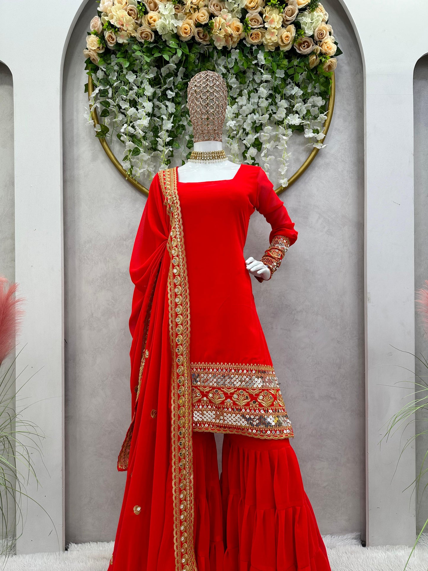 Elevate Your Style with the Stylish Sharara Suit