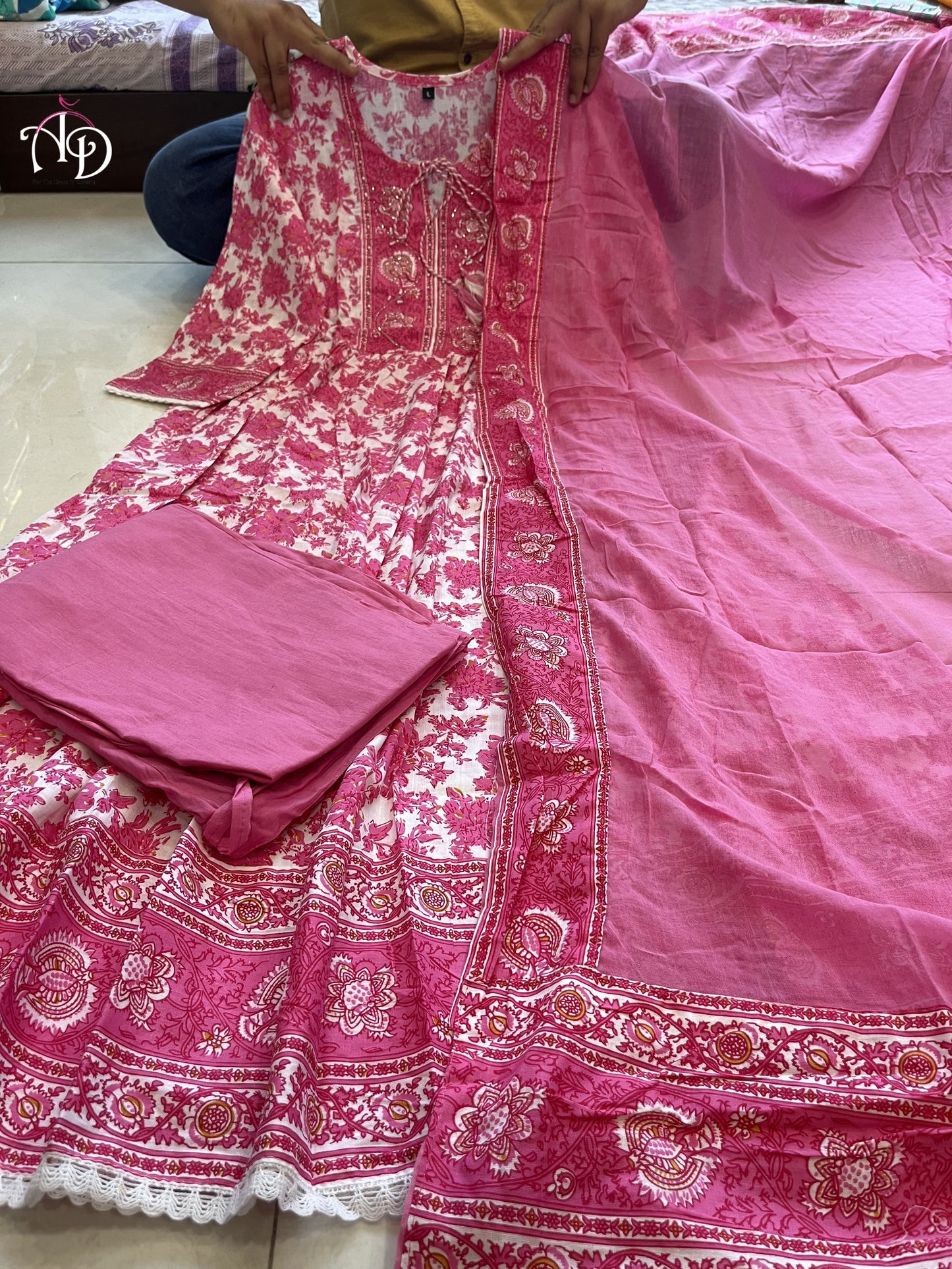 Introducing the Stunning New Colour Launch: Voluminous Anarkali Suit Set