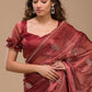 Luxurious Soft & Pure Burberry Silk Saree: A Timeless Elegance