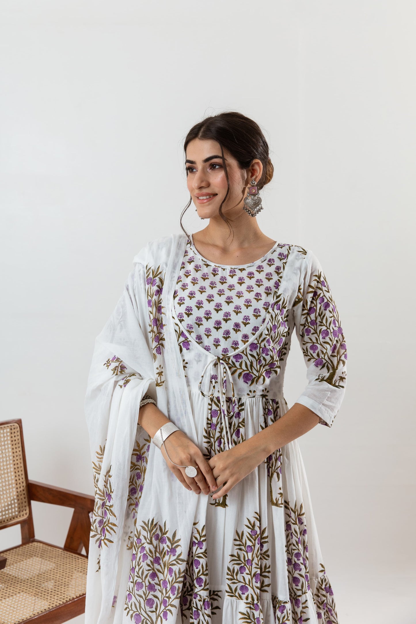 Elevate Your Style with Cotton Kurti Pant Set with Dupatta