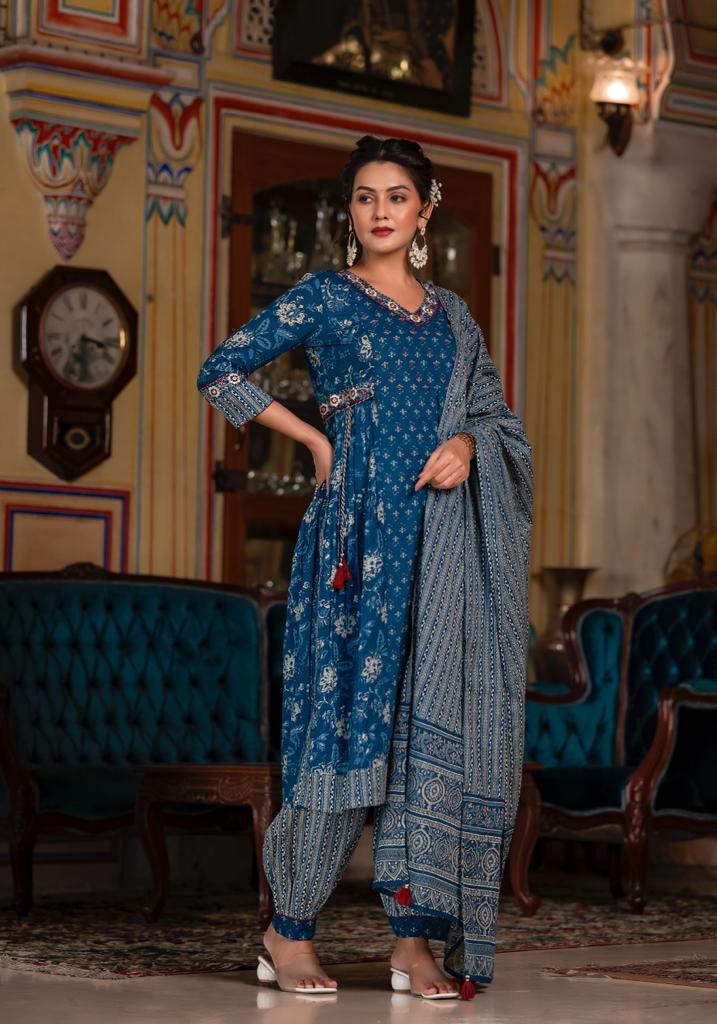 Embrace Tradition with Afghani Suit Set