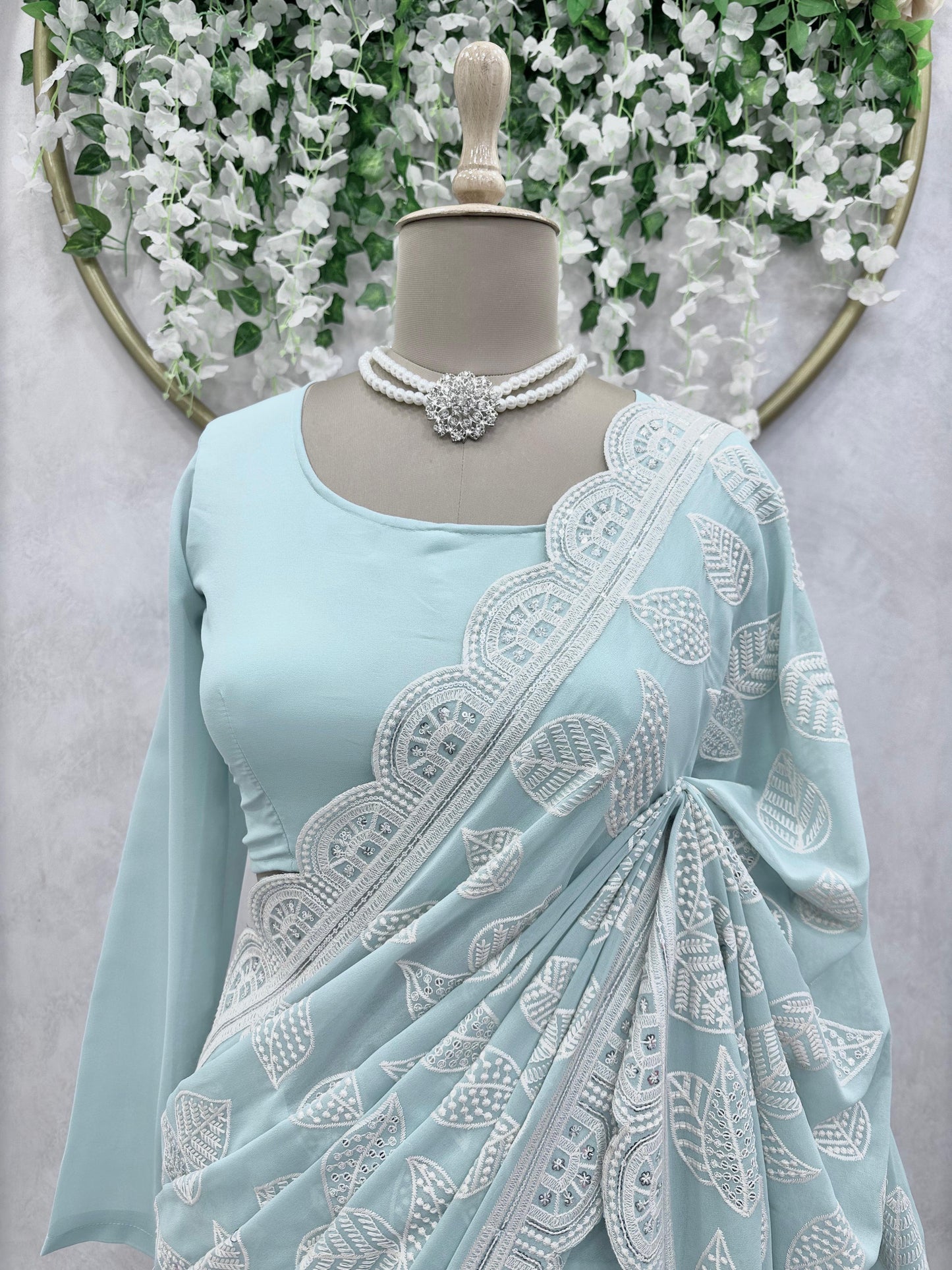 Elevate Your Style with Gorgeous Georgette Saree Blouse Designs