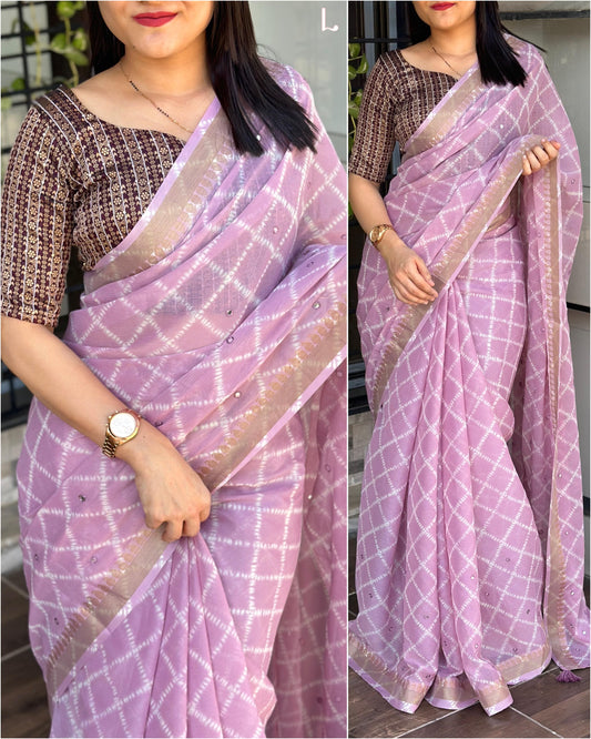 Elevate Your Summer Style with Soft Chiffon Saree