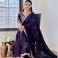 Exquisite Evening Wedding Designer Saree for Wedding Reception