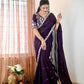 Exquisite Evening Wedding Designer Saree for Wedding Reception