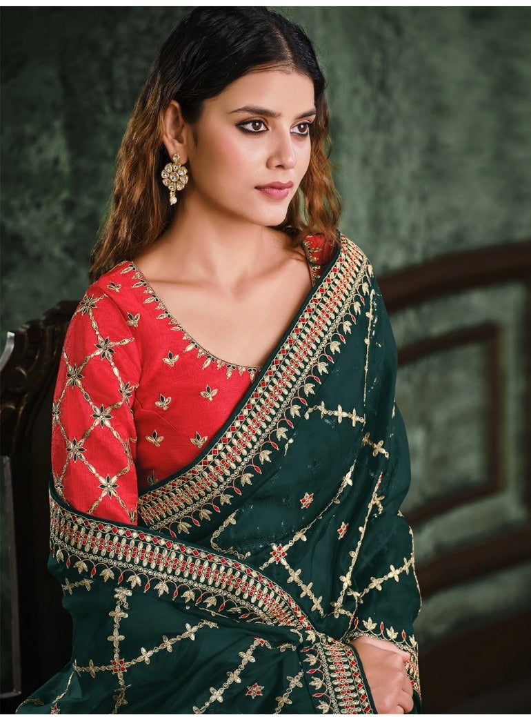 georgette saree blouse designs