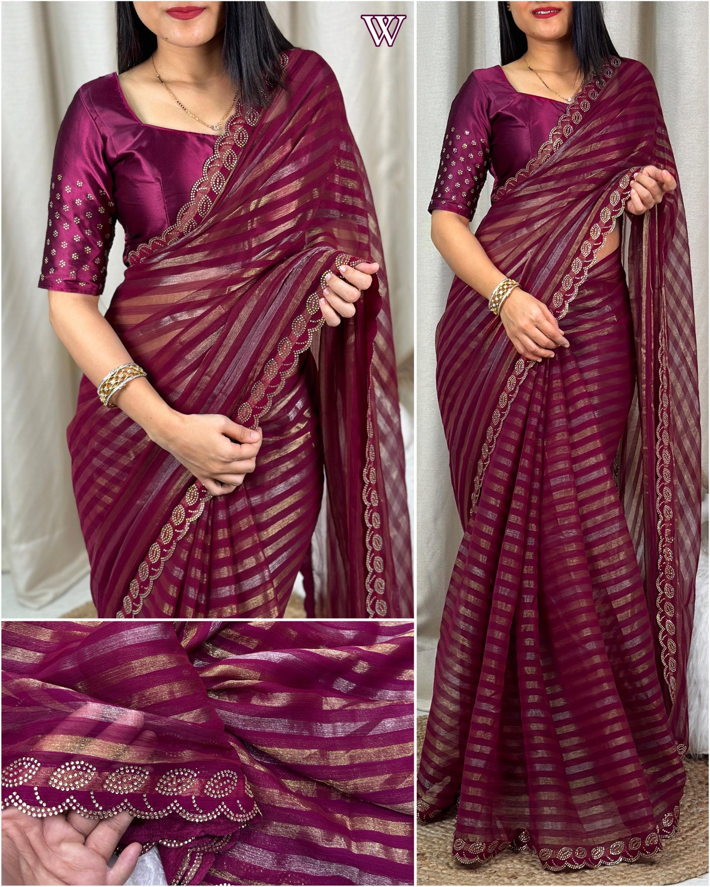 Make Every Moment Special in This Chiffon Saree