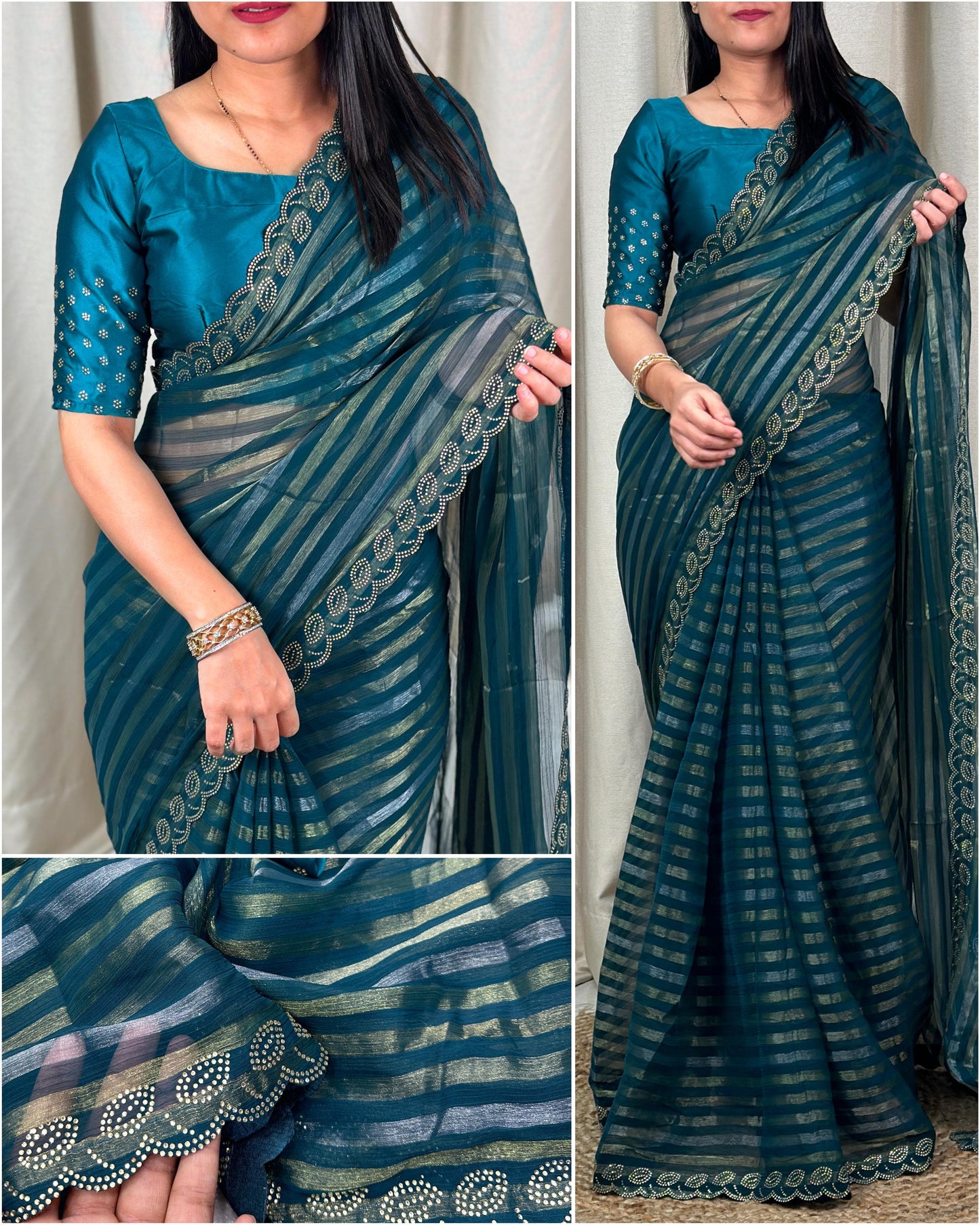 Make Every Moment Special in This Chiffon Saree