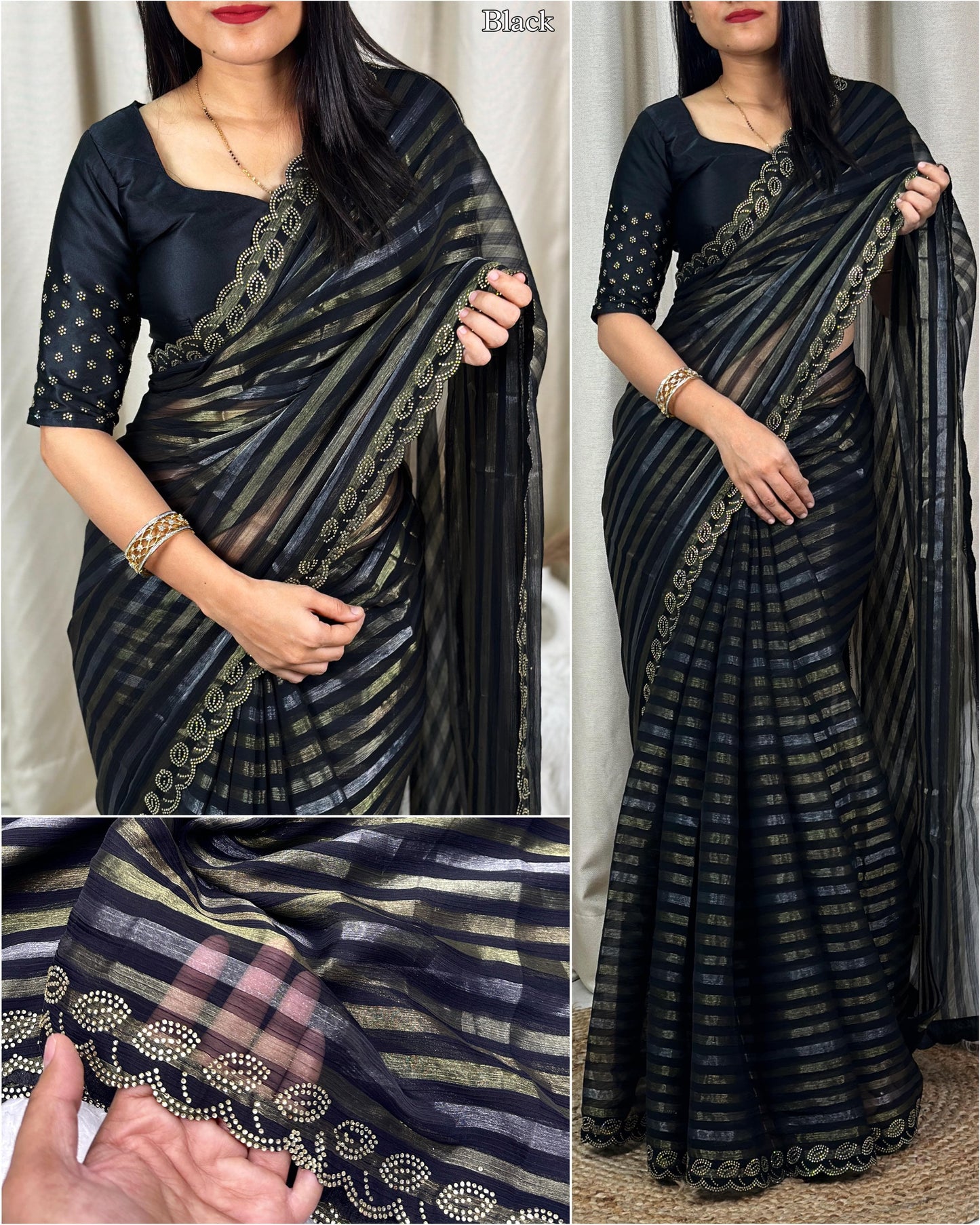 Make Every Moment Special in This Chiffon Saree