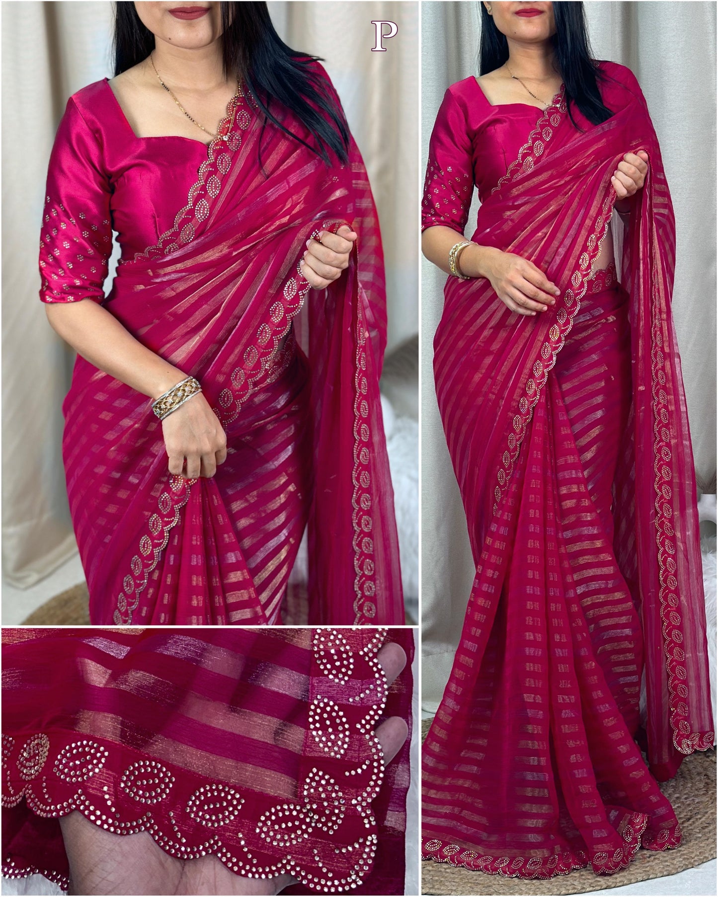 Make Every Moment Special in This Chiffon Saree