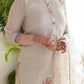 Pure Lilan with embroidery and Zari work