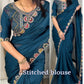 Simple Yet Stylish Metallic Crush Saree