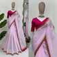 Elegant Mul Cotton Saree with Benglori Silk Blouse & Latkan Pallu