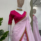 Elegant Mul Cotton Saree with Benglori Silk Blouse & Latkan Pallu