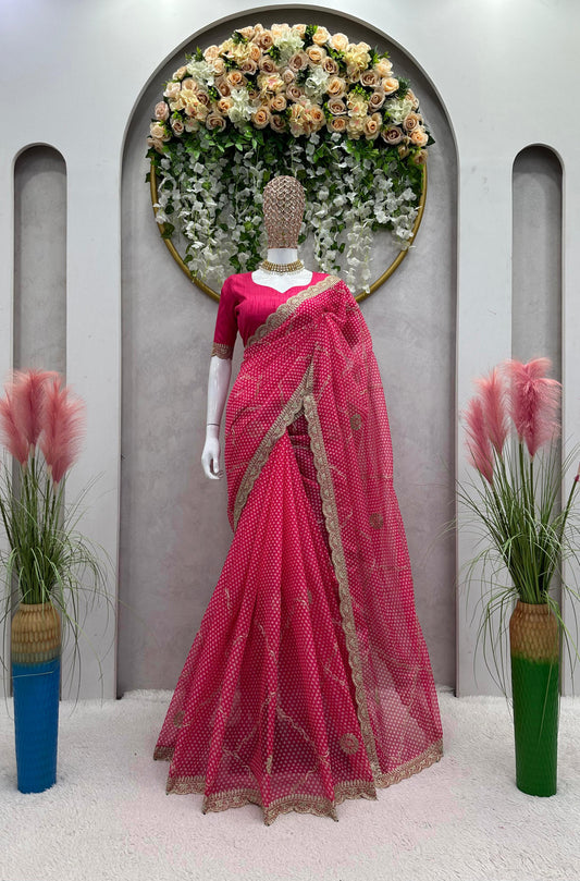 Tibby Silk Designer Saree