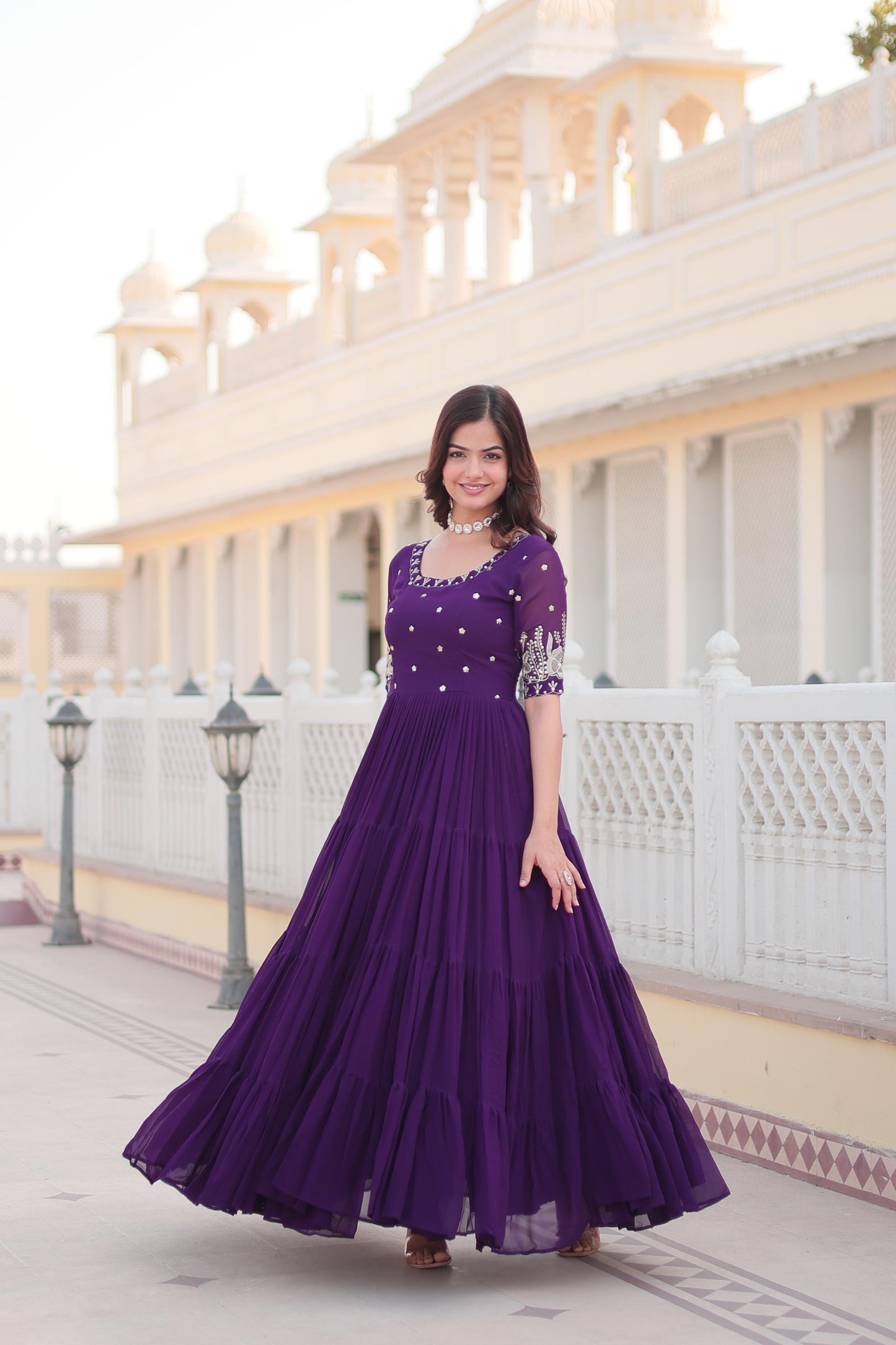 Luxurious Elegance with Fashion Full Designer Gown Dress