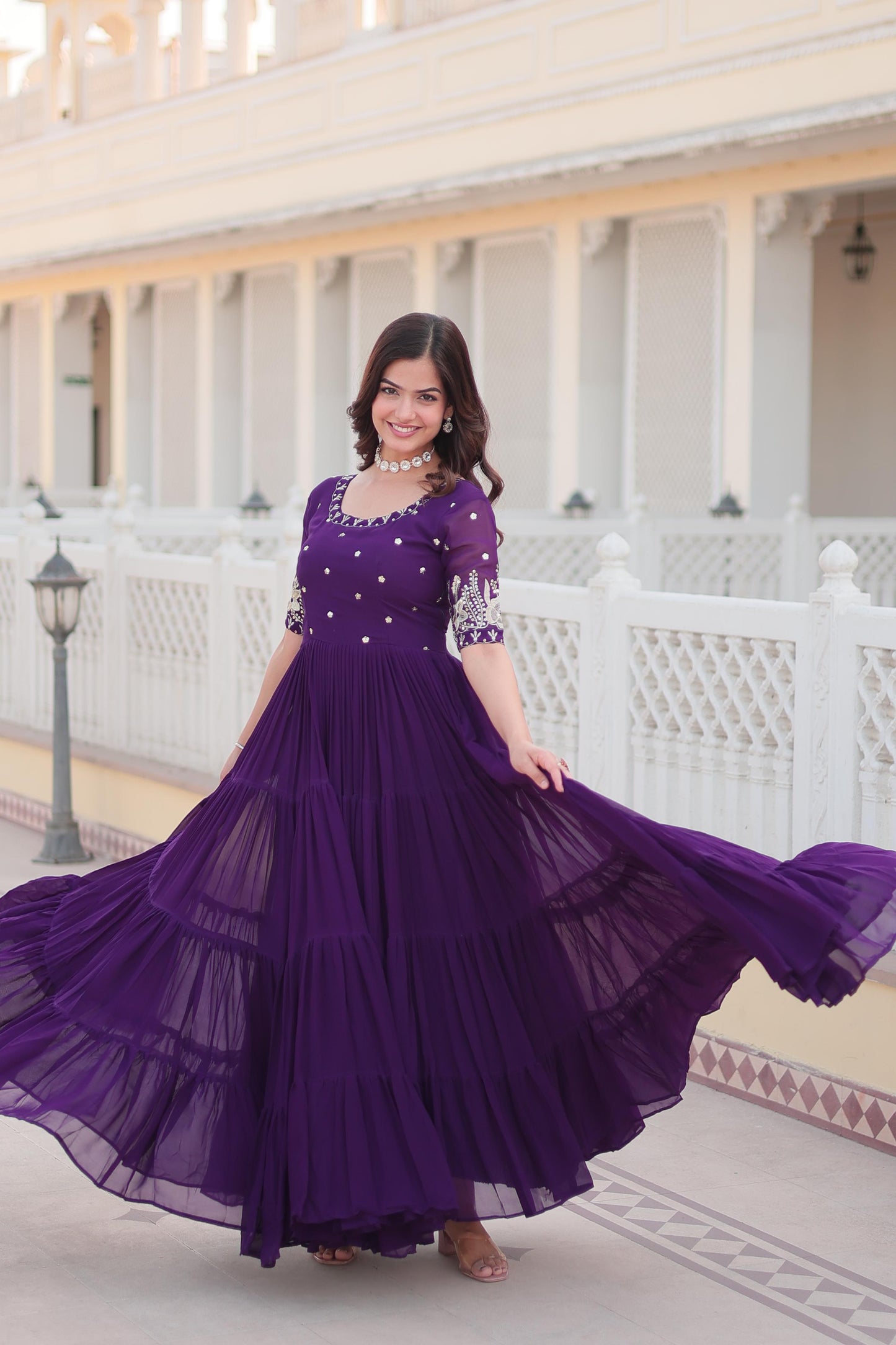 Luxurious Elegance with Fashion Full Designer Gown Dress