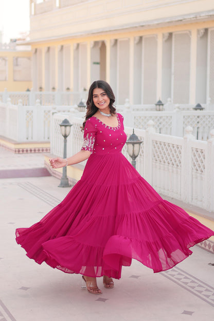 fashion full designer gown dress,