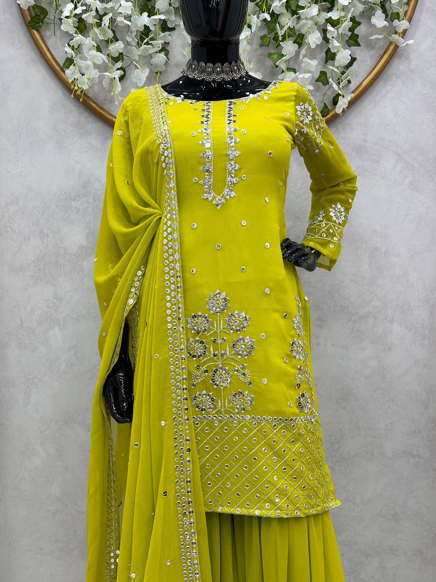 Heavy Faux Georgette Designer Suit