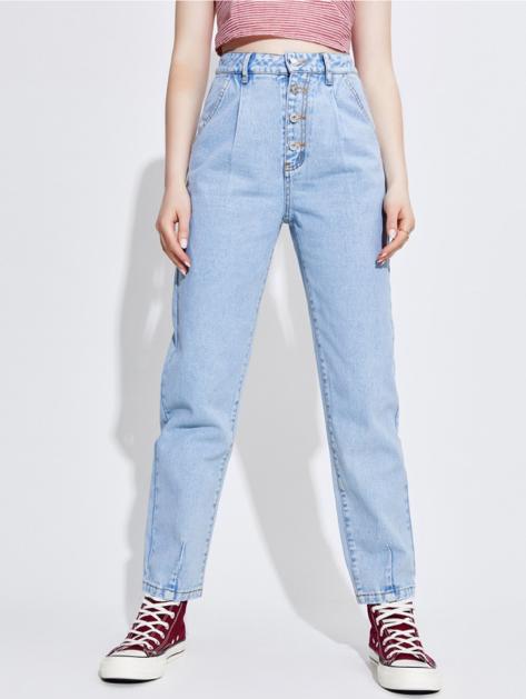 Women Regular Mid Rise Light Blue Jeans