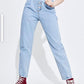 Women Regular Mid Rise Light Blue Jeans