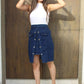 Trendy Latest Women Western Blue Denim Fancy Skirts/Shorts For Girls