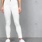 Women Skinny High Rise White Jeans
