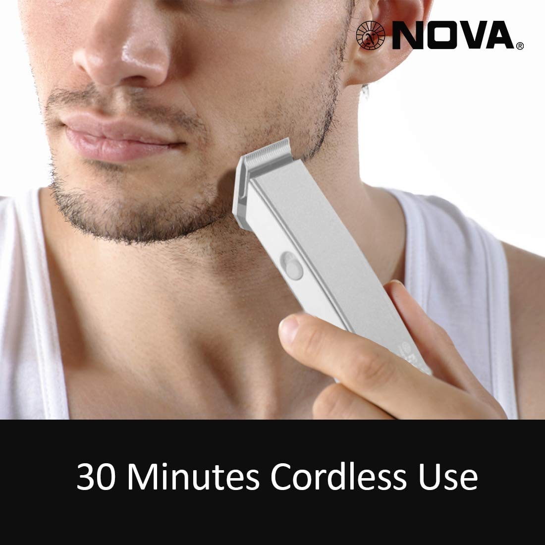 NOVA NHT 1045 B Trimmer 30 min Runtime 4 Length Settings