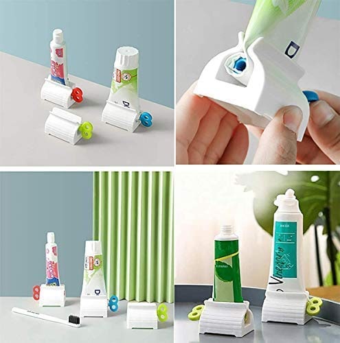 Plastic Toothbrush Holder  (Multicolor)