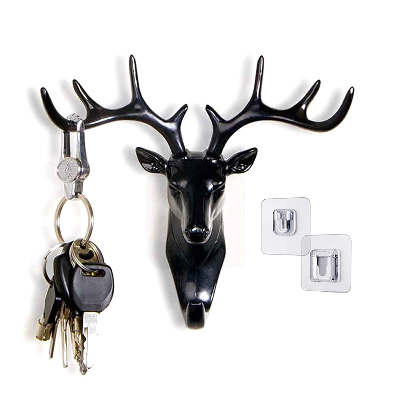 Deer Head Wall Hanging Hook Pack of 2