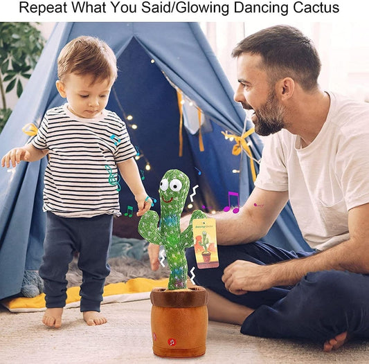 Dancing cactus Toy Talking Repeat Bluetech Singing Toy 120 Songs  (Green)
