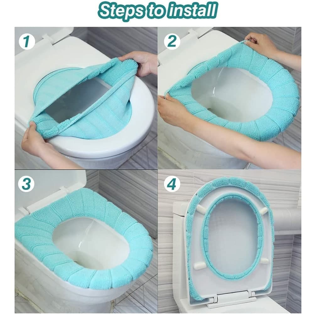 Saleslift Cotton Toilet Seat Cover