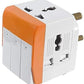 3 In 1 Universal Travel Adapter 3 Switch 3 Way Socket Input Plug Worldwide Adaptor  (Multicolor)